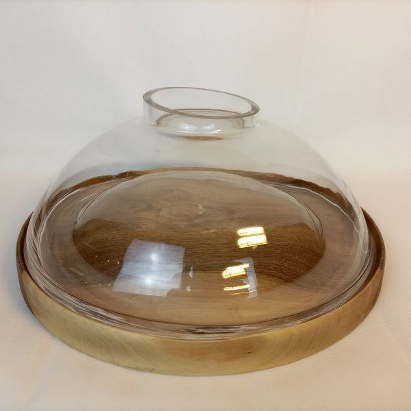Teller - Dekoration mit Glasschale
