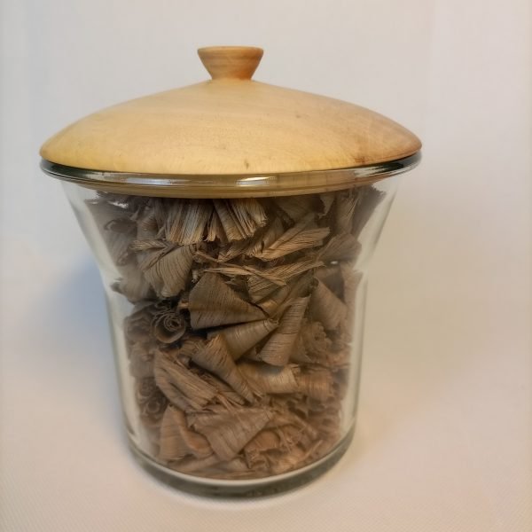 Vorratsglas mit Nussdeckel – Bild 4