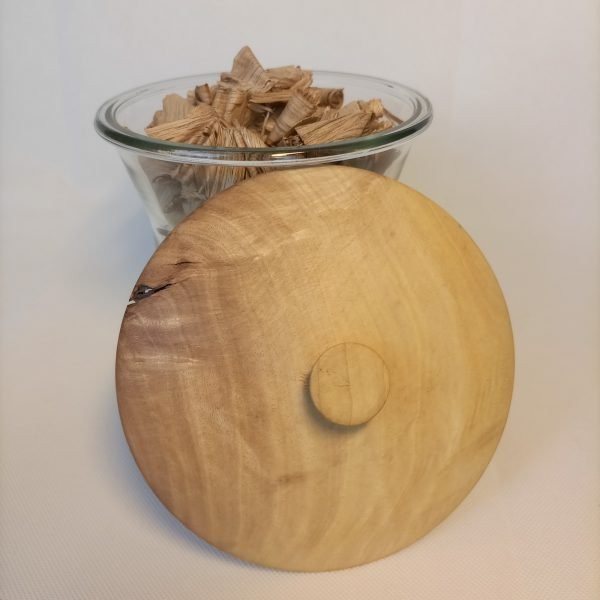 Vorratsglas mit Nussdeckel – Bild 3