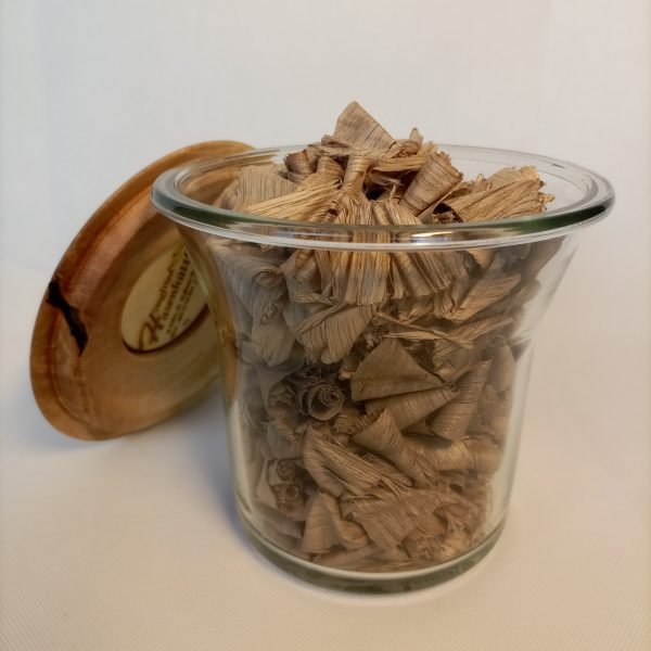 Vorratsglas mit Nussdeckel – Bild 2